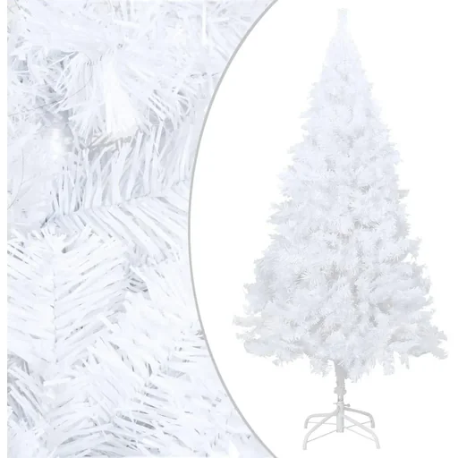 "Christmas tree with thick branches 210 cm PVC white image"