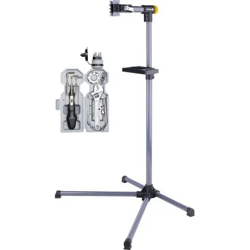 "Bicycle repair stand with repair kit in bidon form image"