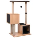 Cat scratching post with sisal scratching mat 1