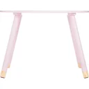 NL Children's Table Round - pink - 60x60x43 cm