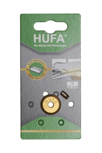 "Spare wheel for cutting witch with titanium coating and axle, TIN 20 mm image"