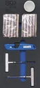Tire repair kit, 54 pieces