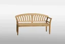 Country house bench 3-seater oiled oak