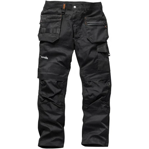 "Trade Flex work trousers, black 30R image"