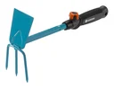 Combisystem small hoe, straight blade, 3 tines