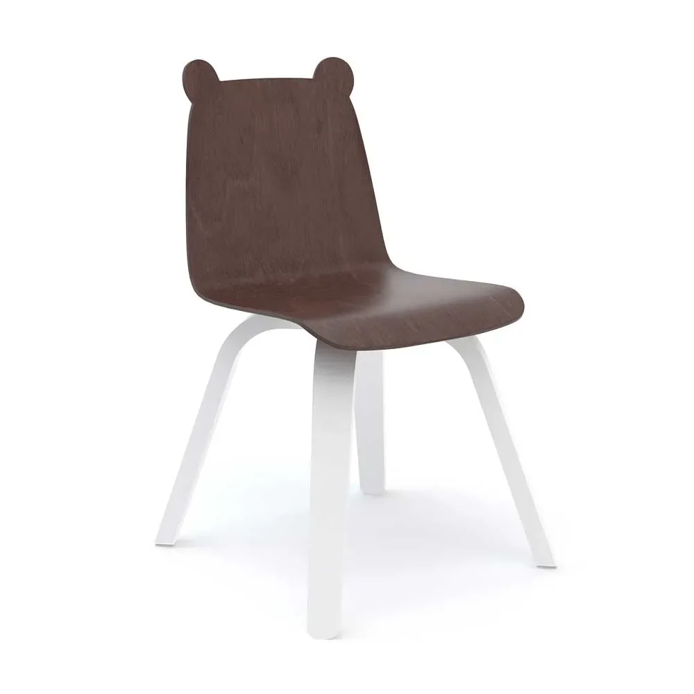 Oeuf chaise d'enfant ourson noix avec blanc