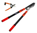 Geared pruning shears and rose miracle shears