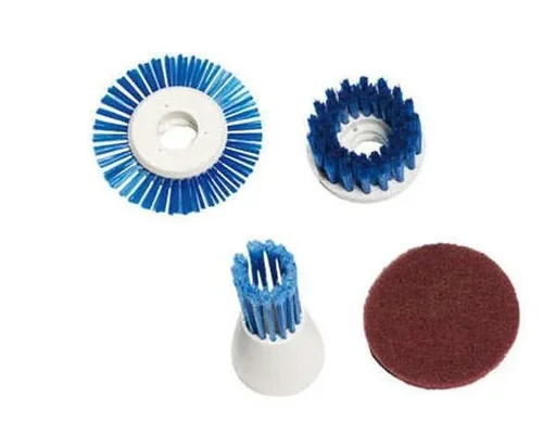 "Replacement cleaning brush set, 4-piece, for Power cordless cleaning machine 822991 image"