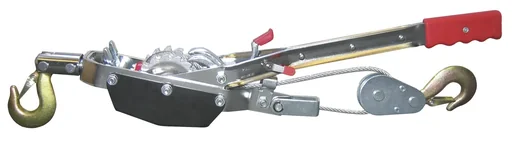 "Cable hoist with ratchet 2 tons image"
