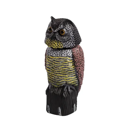 "Bird repellent, owl image"