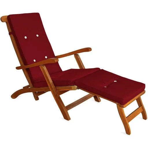 "Lounger cushion red 173x43x6cm image"