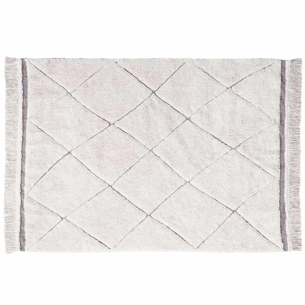 Lorena Canals Tapis Bereber lavable & recyclé, Taille: 140 x 200 cm
