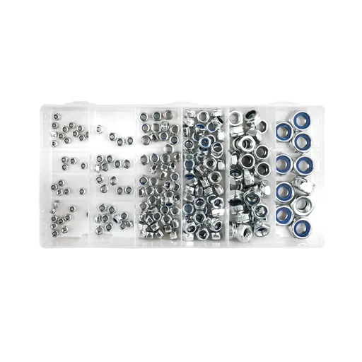 "Lock nuts - Basic Box assortment, 195 pieces image"