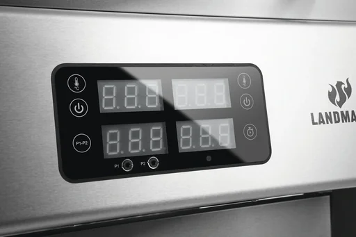 "Electric grill wagon EG-II-590, silver color image"