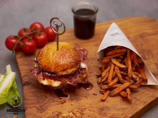 "Burger skewer set of 6 made of stainless steel image"