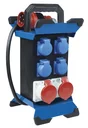 Power distributor STECKY 11+ 4x protective contact, 2x CEE400/16A, fuse protection FI40A, 2.5mH07RN-F 5G2.5, load capacity up to 16A
