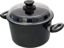 Cooking pot with glass lid, 28 cm, 15 cm high, 9.5 liters