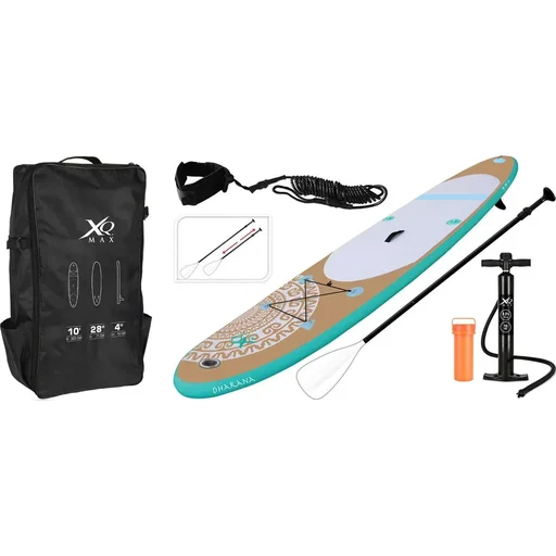 "XQ Max Sup Board Set - Sup Board, Pump, Oars, Coil Leash, Backpack image"