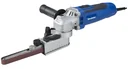 File attachment for angle grinders with straight and curved arms