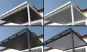 St. Tropez under-roof awning, 3 x 3 m, white, fabric 314028