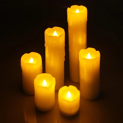 "Flameless LED candles - set of 6 image"