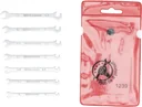 Double open-end wrench set, mini, 7 pieces