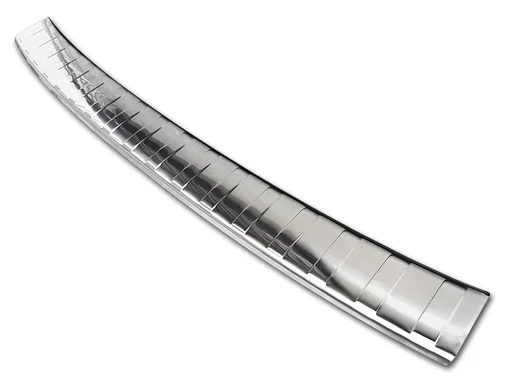 "Stainless steel loading sill protector, Ford Kuga II (also for ST-Line / Vignale) 2013-2016, FL 2016-2019. Brushed image"