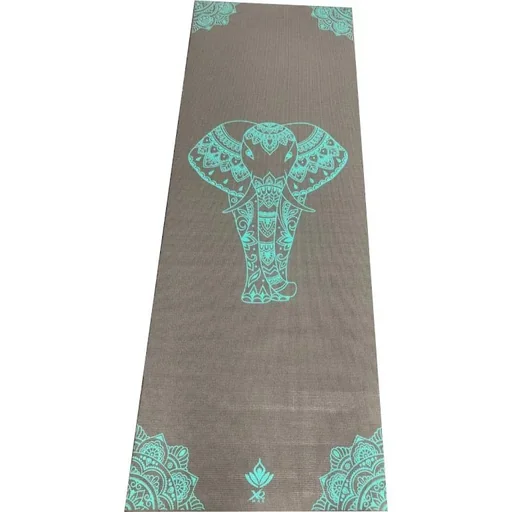 "Fit4You Yoga & Fitness Mat - Stretch - Non-Slip - 172 x 61 x 0.4 cm - Grey image"
