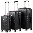 Exopack hard-shell suitcase set champagne M/L/XL