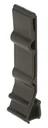 FenceClip for attaching gate handles, black, 8 pieces