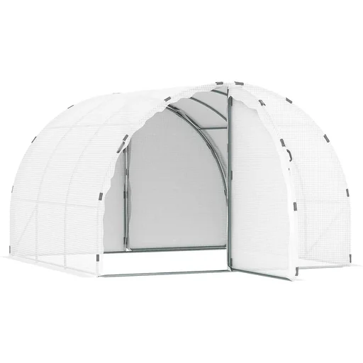 "Plastic greenhouse walk-in greenhouse 287 x 292 x 195 cm garden tunnel plastic tunnel tunnel greenhouse greenhouse garden image"