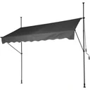 Pro Garden Parasol - 250 x 120 cm - Grey
