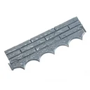 Bed edging "GARDEN WALL" in stone look, 5-part, 290 cm