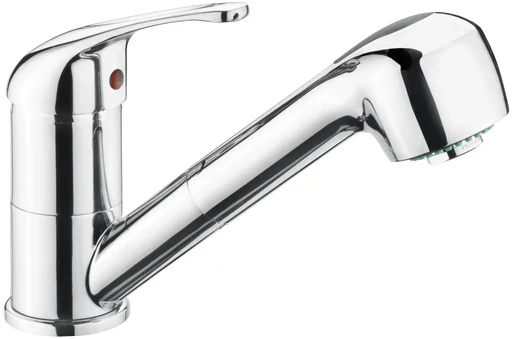 "FABIO single-lever sink mixer with shower, chrome image"