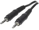 Audio cable 3.5mm jack to 3.5mm jack (both stereo) length 1.5 m