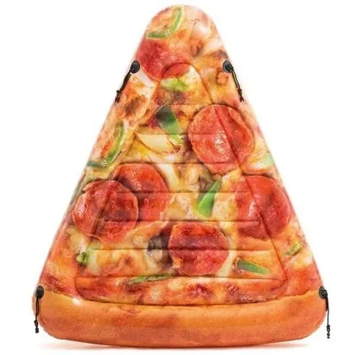 "Inflatable pizza slice image"