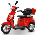 Electric mobility scooter 500 Red, 15 km/h, senior scooter/mobile for seniors