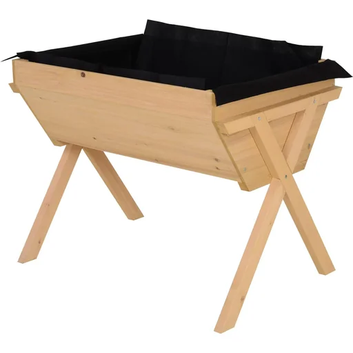 "Raised bed with nonwoven fabric image"