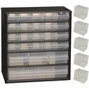 Drawer unit with 24 drawers - 33x30.6x15cm MET Loose Insert A9-1 - Plastic