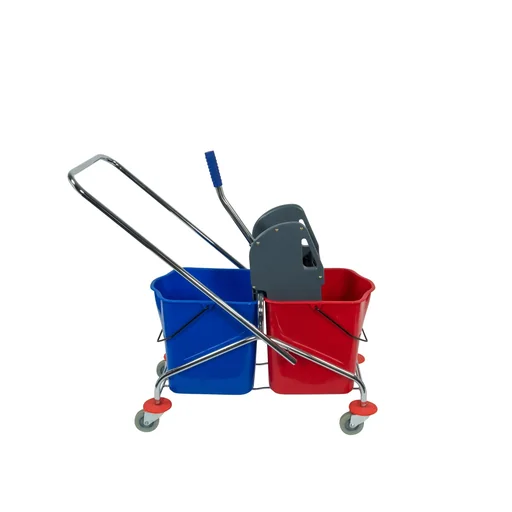 "Double trolley bucket chrome image"
