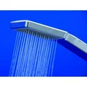 Shower set - square - rain shower - separate hand shower - sliding handle