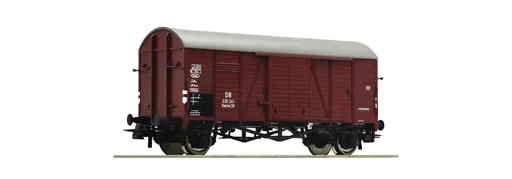 "Covered freight car, type Gmhs 30 Oppeln, of the Deutsche Bundesbahn image"