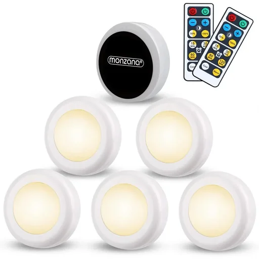 "LED-Lamp 6er-Set Skab White mit Fernbedienung image"