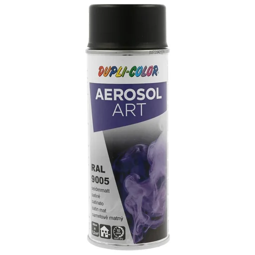 "Aerosol Art spray can, RAL 9005, jet black, semi-gloss, 400 ml image"