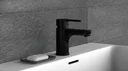 Wash basin mixer, matt black