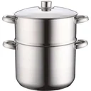 Couscous pan - Cooking couscous - 14 L - Silver