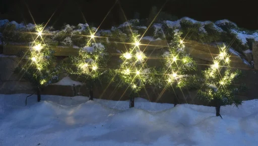 "Christmas tree glow sticks - set of 5 for indoor and outdoor use image"