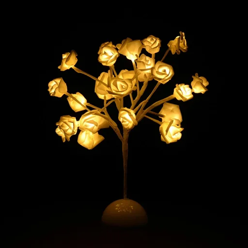 "LED blossom tree rose blossom light tree light branch 40 cm image"