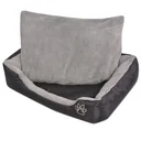 Dog bed with pillow size L black
