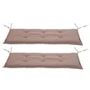 Sofa cushion set 2-piece, polyester beige